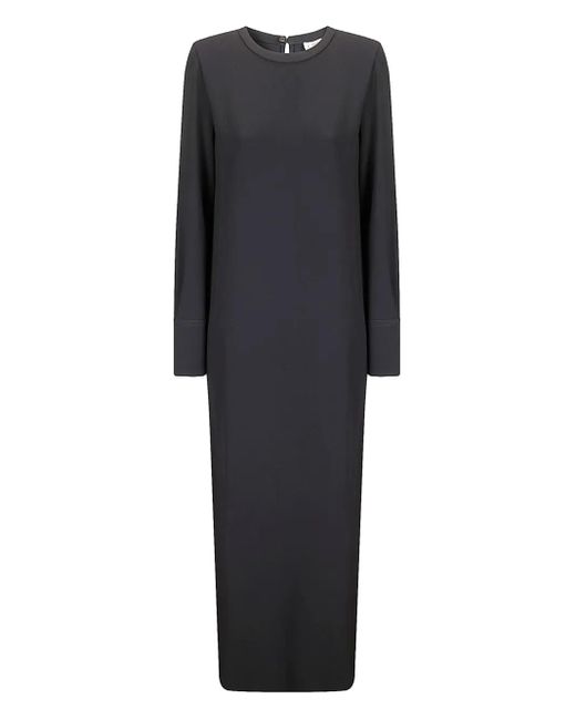 Alberto Biani Black Long-Sleeve Dress