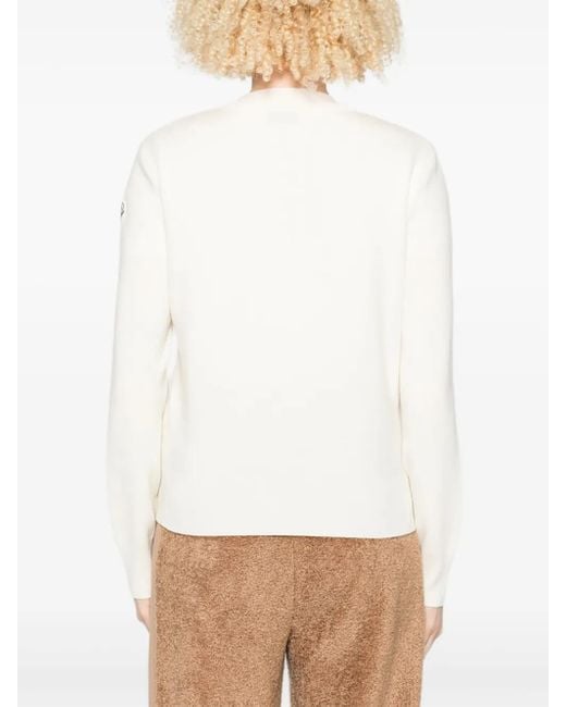 Plumífero con cremallera Moncler de color White