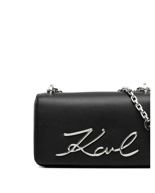 Karl Lagerfeld Black Petit Sac À Bandoulière K/Signature