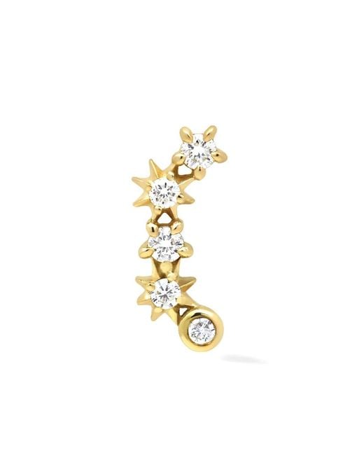 Lark & Berry Metallic 14Kt Star Cluster Diamond Stud Earring