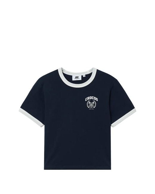 Chocoolate Blue Short-Sleeves T-Shirt