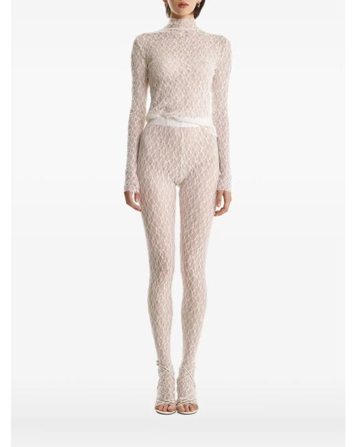 2310 STUDIO Natural High-Neck Top