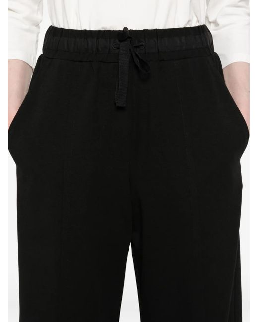 Weekend by Maxmara Black Hose mit elastischem Bund