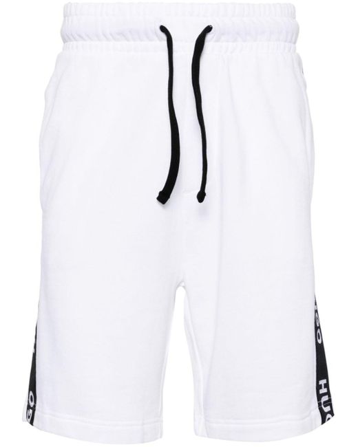 Shorts Sporty con stampa di HUGO in White da Uomo