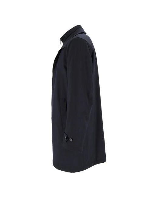 Fay Blue Morning Crease-Resistant Coat for men