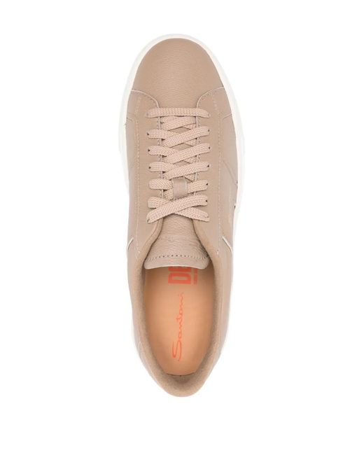 Santoni Pink Dbs Sneakers Shoes for men