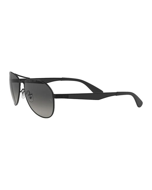Ray-Ban Gray Pilot-Frame Sunglasses for men