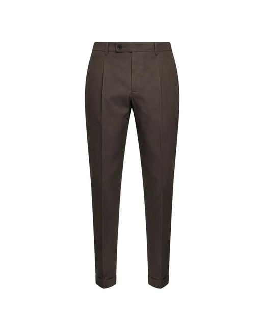 D4.0 Gray Pantalon Plissé À Taille Élastique for men