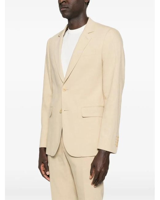Sandro Natural Classic Linen Suit Jacket for men