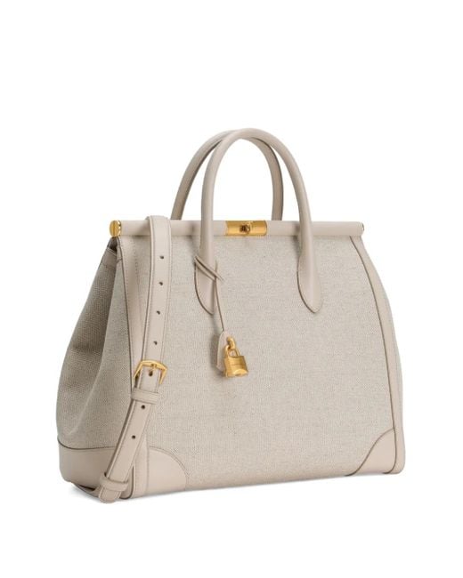 Dolce & Gabbana Natural Marlene Tote Bag