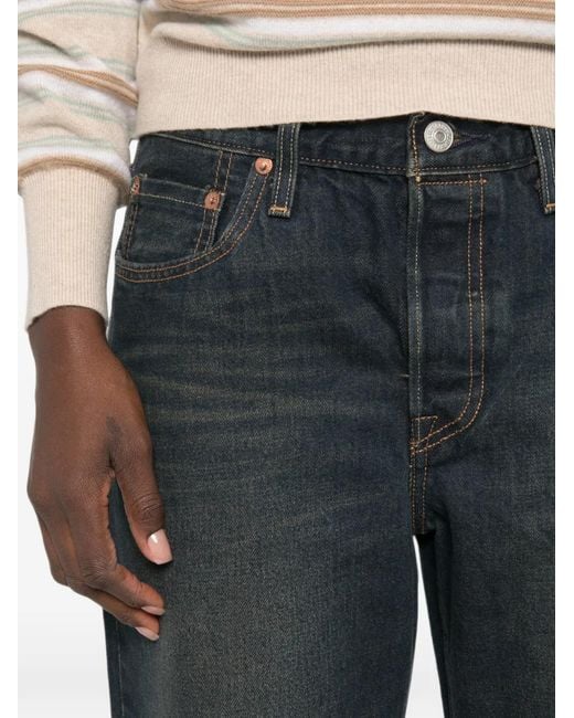 Levi's Straight Jeans in het Gray