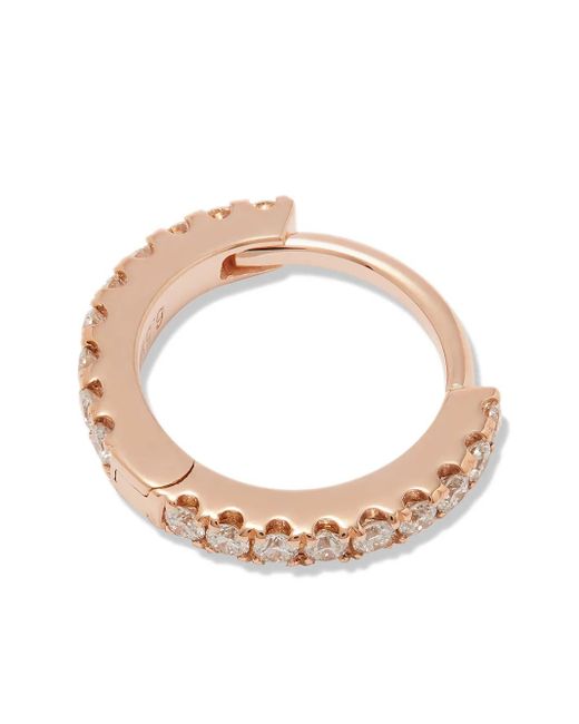 Maria Tash Eternity ダイヤモンド ピアス 18kローズゴールド White