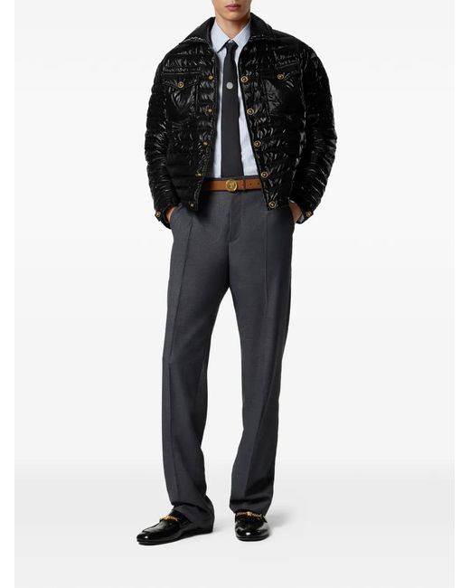 Versace Black Light Padded Jacket for men
