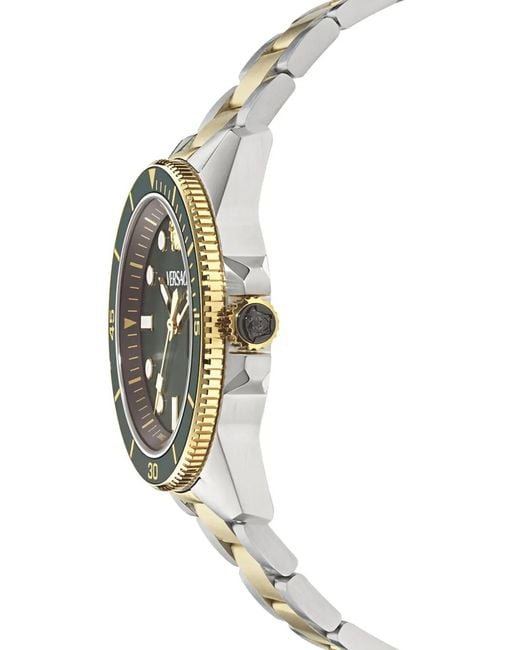 Versace Green Greca Force 42Mm Watch for men