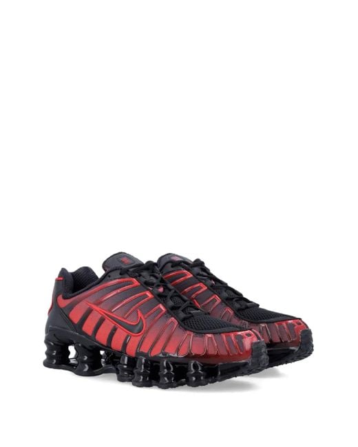 Nike Red Shiox Tl Sneakers