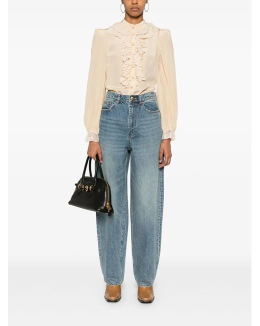 Zimmermann Blue Barrel Jeans