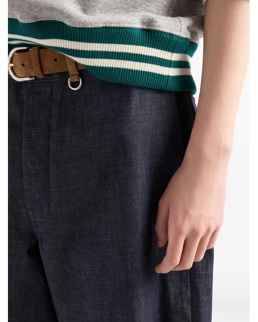 Prada Gray Cotton Fleece Sweatshirt for men