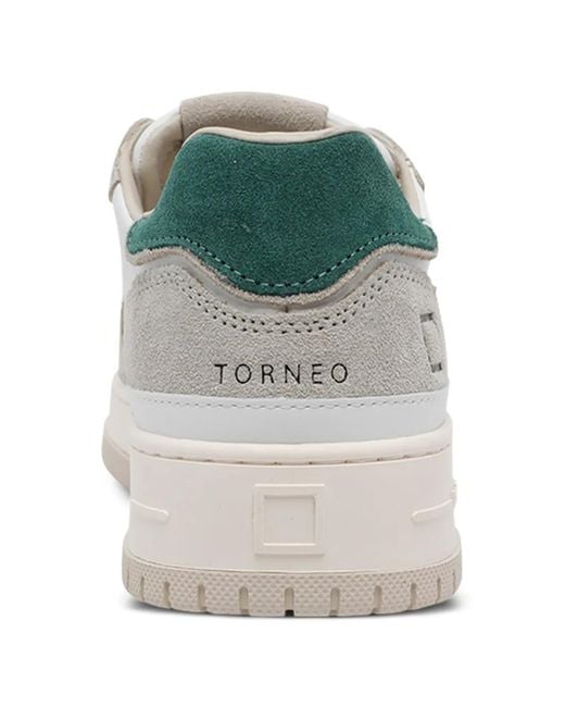 Date White Torneo Round-Toe Sneakers for men