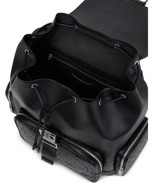 Sac À Dos À Rabat Monogrammé Karl Lagerfeld pour homme en coloris Black