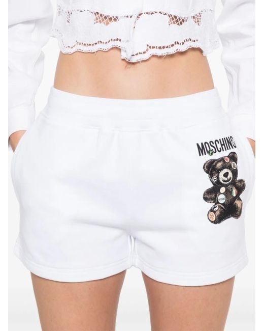 Moschino テディベア ショートパンツ White
