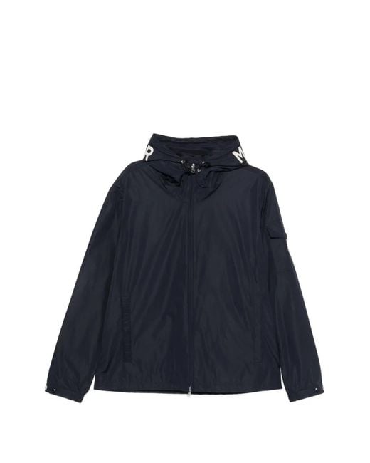 Moncler Blue "Sassiere" Micro Soft Jacket for men