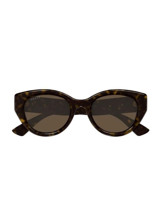 Gafas de sol con montura redondeada Gucci de color Brown