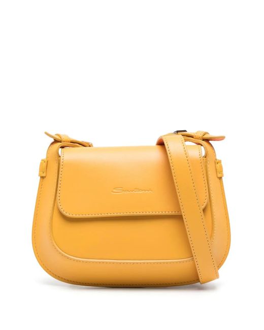 Borsa A Tracolla Media di Santoni in Yellow