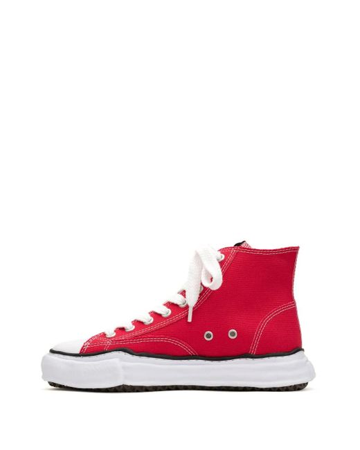 Maison Mihara Yasuhiro Red Peterson High Original Sole Sneakers
