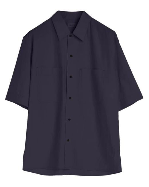 Camisa Convertible Lemaire de hombre de color Blue
