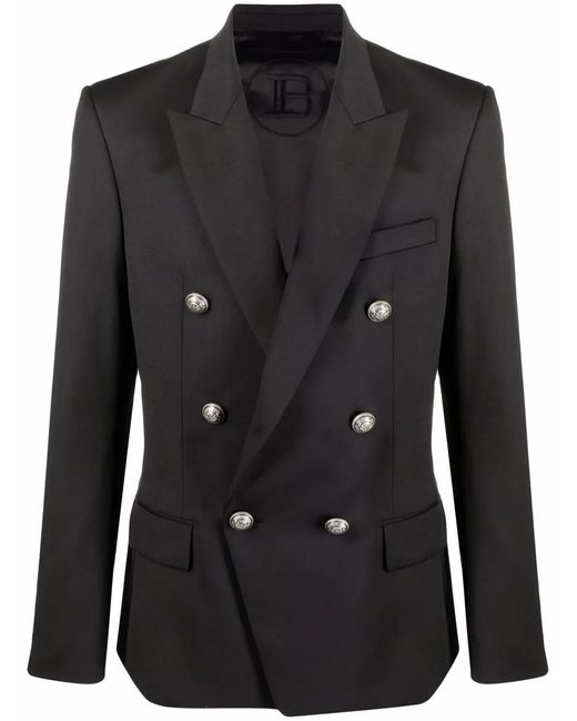 Balmain Jackets Black for men