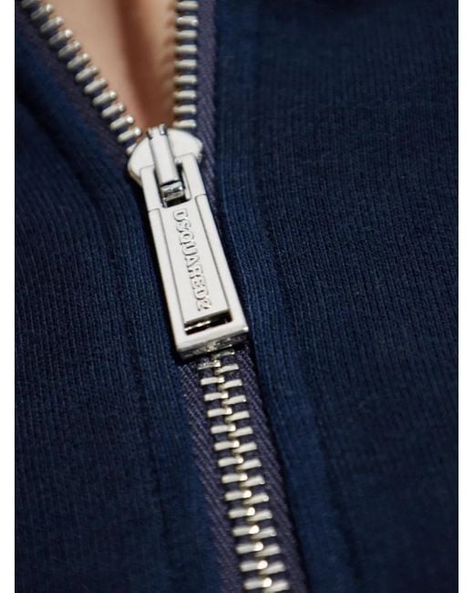 DSquared² Blue Logo-Print Sweatshirt
