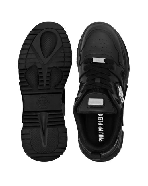Philipp Plein Black Predator Chunky-Sole Sneakers