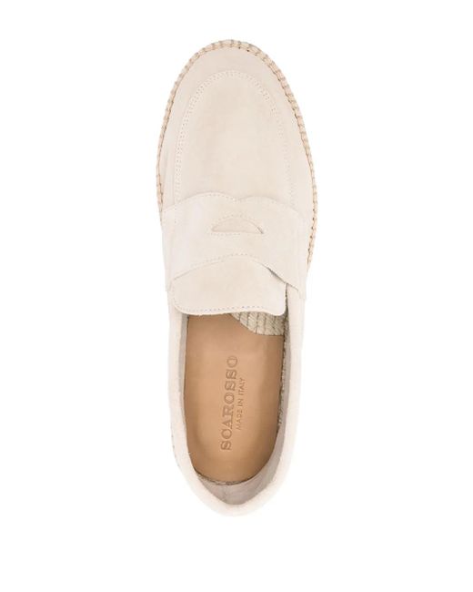 Scarosso Natural Diego Suede Espadrilles for men
