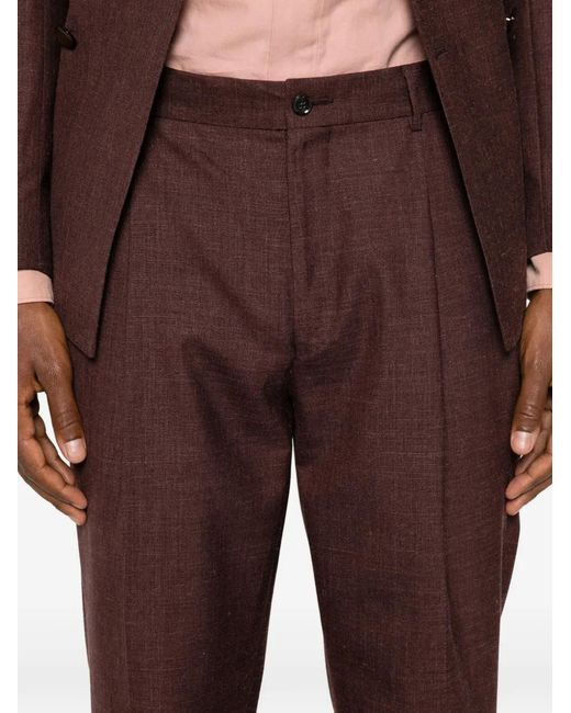 Luigi Bianchi Purple Costume À Veste À Boutonnière Croisée for men