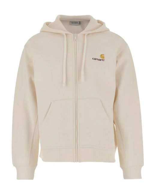 Carhartt White American Script Hoodie for men