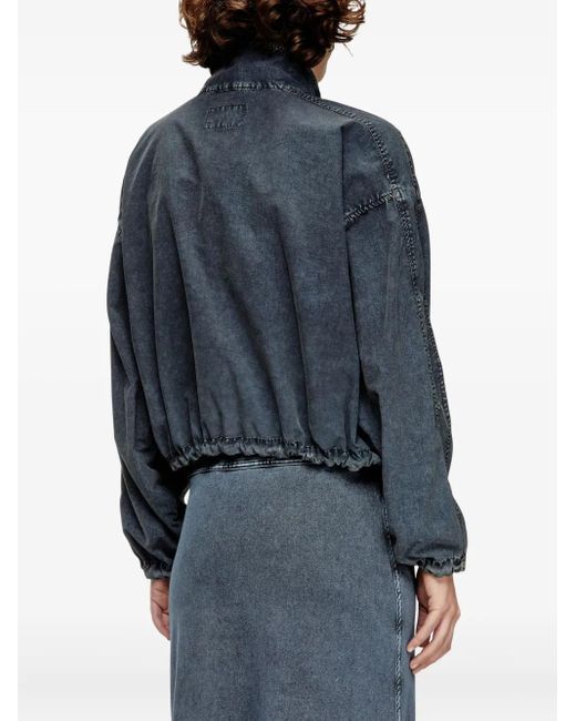 Veste En Jean G-Leam-R1 À Coupe Crop DIESEL en coloris Blue
