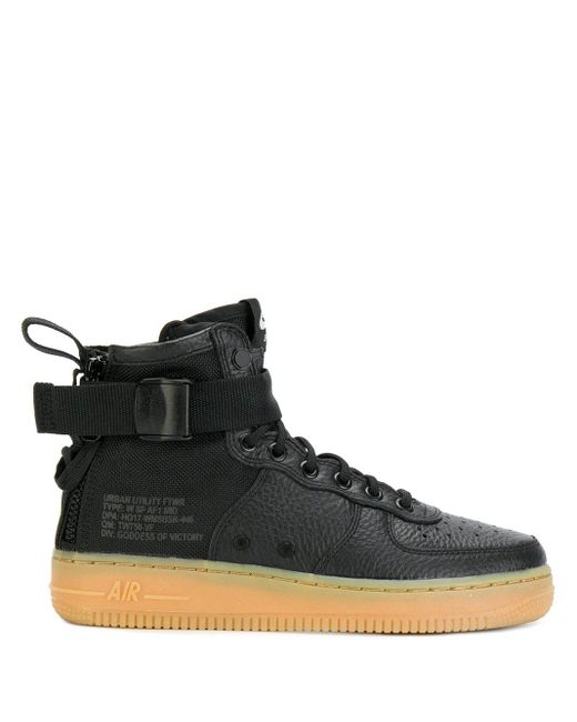 Nike Black Sf Af1 Mid Sneakers