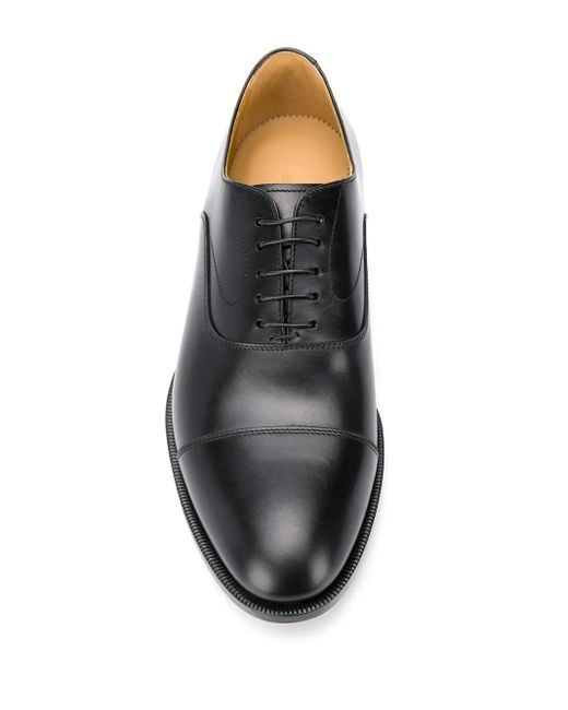Scarosso Black Oxford Shoes for men