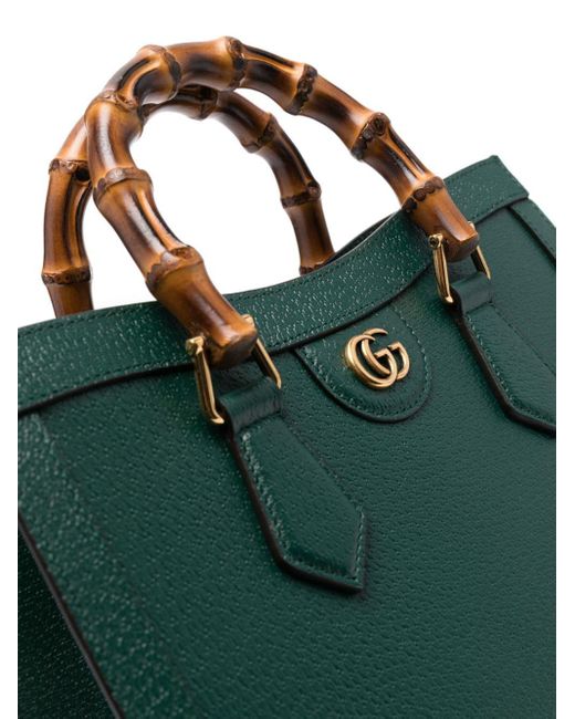 Gucci Green Logo-plaque Shoulder Bag