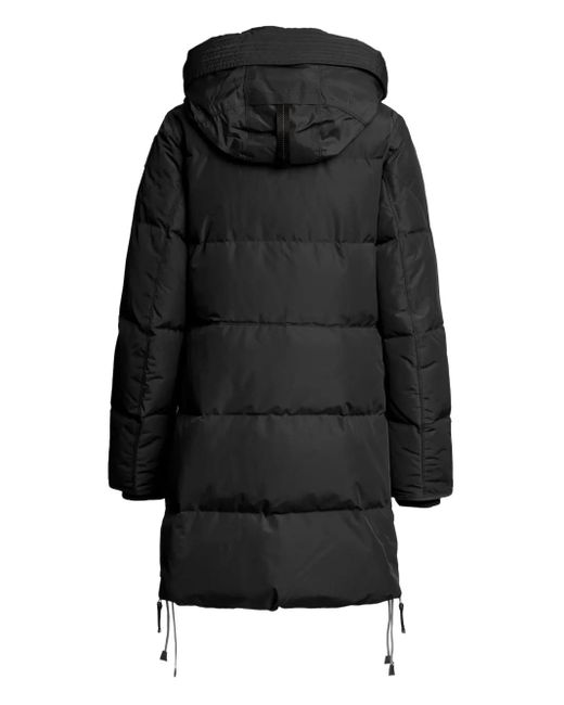 Parajumpers Black Long Bear Hooded Parka