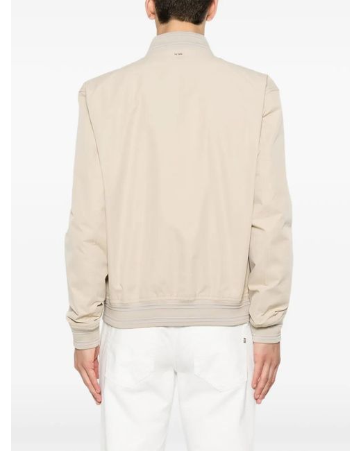 Boss Natural Zip-Up Bomber Jacket for men