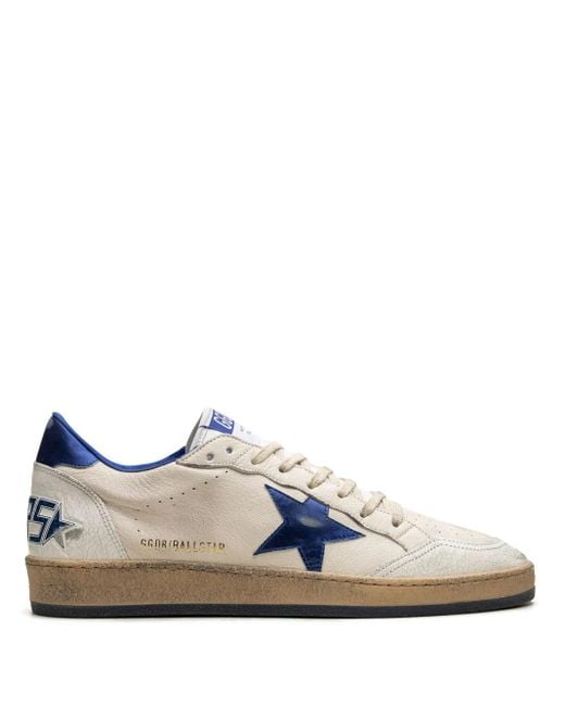 Golden Goose Deluxe Brand White Golden Gänse Ballstar -Turnschuhe