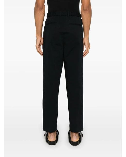 Pantaloni Affusolati di Jil Sander in Black da Uomo