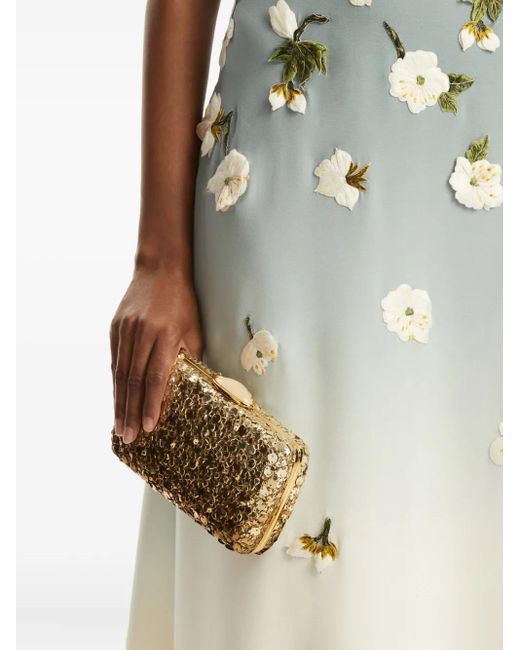 Oscar de la Renta Natural O Minaudière Clutch Bag
