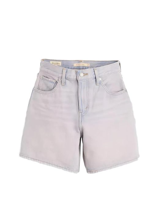 Levi's Blue Patch-Pocket Shorts