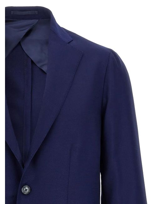 メンズ Barba Napoli Jim2 テーラードジャケット Blue