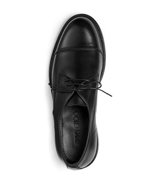 Jimmy Choo Black Ray Derby Shoes for men