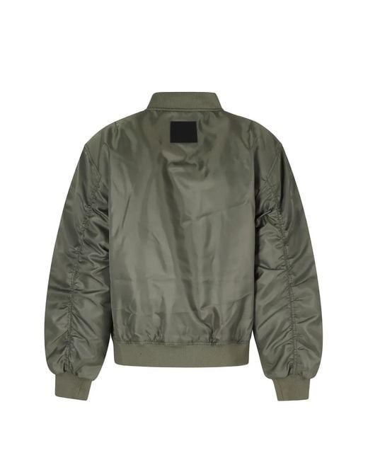 Anine Bing Green Leon Bomber Jacket