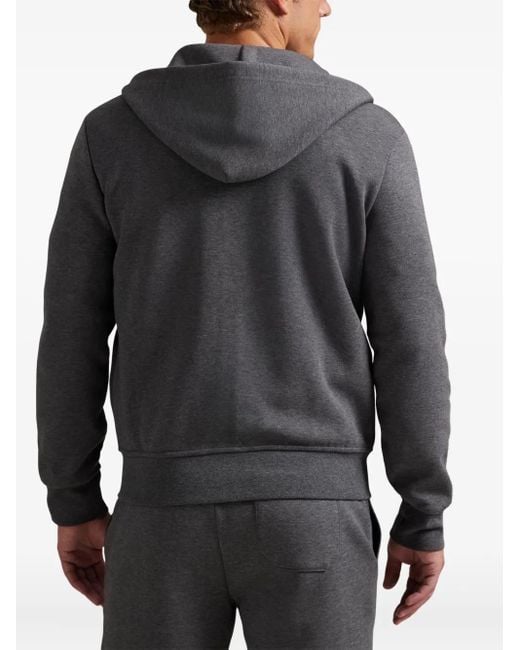 Polo Ralph Lauren Zip-Up Hoodie in Gray for Men | Lyst