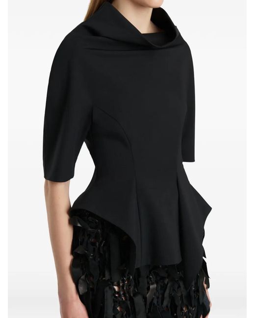 Khaite Black Pippa Top